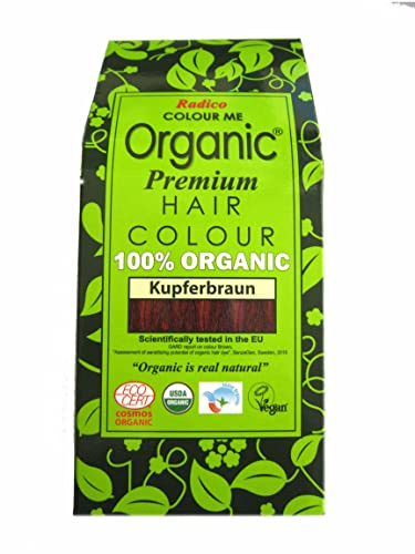 Radico Colour Me Pflanzenhaarfarbe, Kupferbraun, 200g