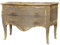 Casa Padrino Barock Kommode mit 2 Schubladen Antik Grau/Gold - Handgefertigte Massivholz Kommode im Barockstil - Handgefertigte Barock Möbel - Edel & Prunkvoll