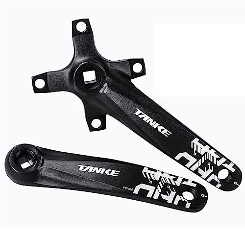 LHHL Mountainbike Kurbelarm Links/rechts 170mm Vierkant Kegel Kurbelgarnitur 104BCD Aluminiumlegierung MTB 4 Klauen Kurbel