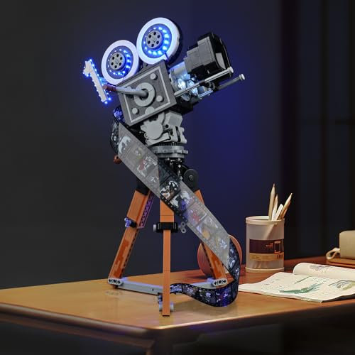 Rorliny LED Light Kit for Disney Camera 43230, Compatible with Lego (Lights Only, No Set)