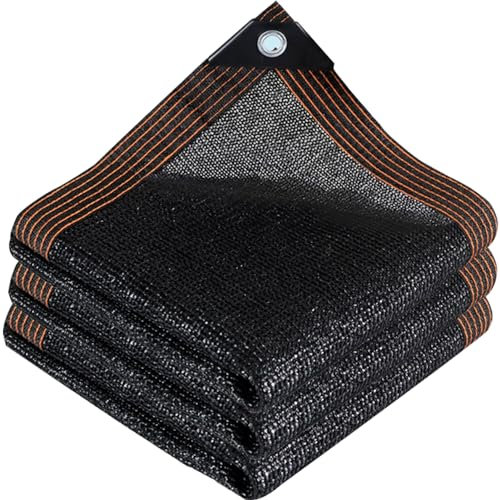 ZOZIJIU Voile d'ombrage - Filet d'ombrage de jardin avec œillets - Protection solaire - Pour extérieur, terrasse, pergola, balcon, serre, poulailler, légumes de jardin