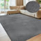 Sour Lemon Teppich Wohnzimmer 120x160, Waschbarer Kinderzimmer Mädchen Junge Schlafzimmer Grau Carpet Gegend Kurzflor Flauschig Rutschmatte