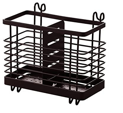 Kitchen Cutlery Holder, Kitchen Utensils Holder, Vintage Cutlery Drainer Organiser with Removable Compartments,Kitchen Caddy Spoons & Forks Organizer