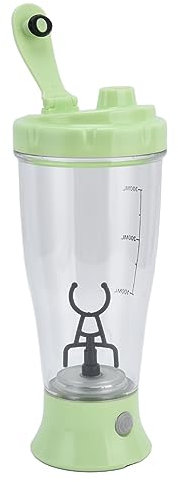 Fdit Tasse de Bouteille de Shaker électrique pour Tasse de Shaker de café de Vacances Tasse à Remuer Tasse à Secouer Bouteille Simple Boisson Tasse de Mélange 350 Ml