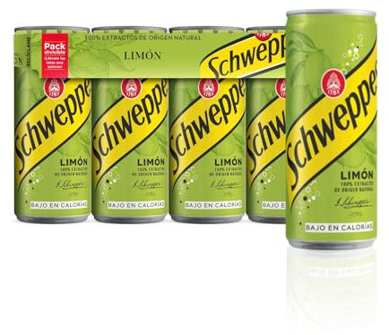 UBOON - Tonica Original, Bedida de Limon Refrescante Pack 12 latas de 33cl