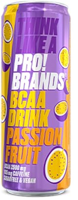ProBrands - Bcaa-drink (330ml) - BCAA-Getränke - Verbessert die Energie und die Erholung - Passion Fruit