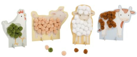 Little Dutch 125667 Bastelset Pompon Karten - Little Farm
