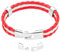 Taffstyle Armband Armreif geflochten Leder Fahne Motiv Fussball EM WM Fanartikel Land Flagge Ärmel Schmuck Damen oder Herren Türkei 19cm