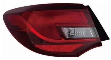 EDA PREMIUM auto Rückleuchte, Rücklicht, Heckleuchte Links 25870153 passend für OPEL ASTRA J 2009-2015, SDN, außen, ECE
