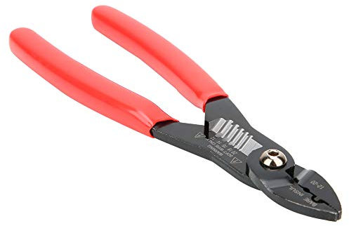 7 Inch Professional Electrical Wire Stripping, Crimping Pliers, Wire Stripper for Terminals 18 X 12 X 2 Cm, Wiha Wire Stripper, Wire Stripper with Crimper
