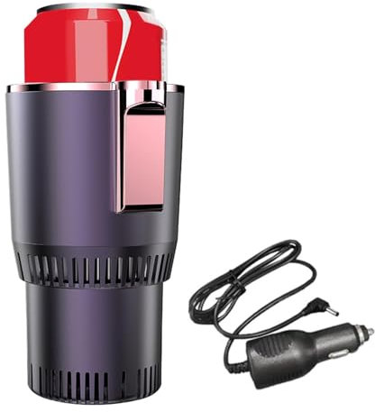 Smart Car Cup Warmer and Cooler 2 in 1 With Digital Display, Heating and Cooling Holder, Heated Mug Expander for Holiday Seasonal Present