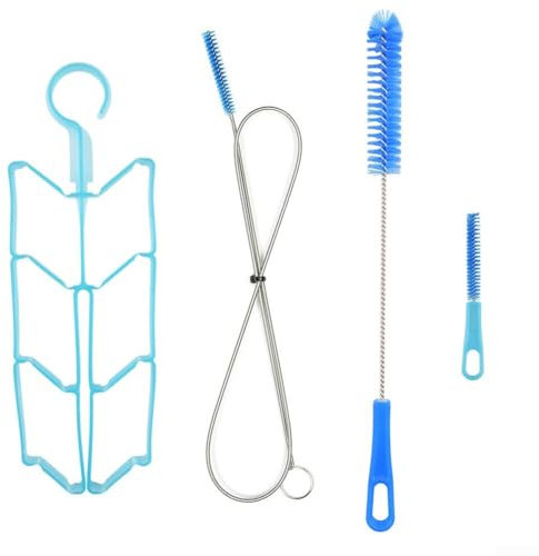 Reinigungsset für Trinkblasen, 4-in-1-Design, mit essentiellen Bürsten und Stützrahmen