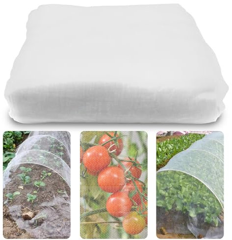 3x10M rete di insetti da giardino, rete di zanzara da giardino a maglia fine per verdure, fiori, frutta, piante