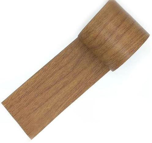 Aartner Holzoptik Klebeband, 5.37cm(B) x 4.57m (L) Holzoptik Folie Selbstklebend, PE+ Stoffe Klebefolie Eiche Rustikal für Weichsockelleiste, Türen Bordüre, Wände Tapeten, Möbel (1, C)