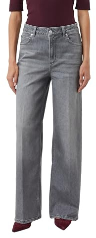 Comma High-Rise-Denim mit Wide Leg