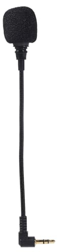 Generisch Headset, Noise Cancel, Gooseneck Arm, Replacement Part, Sturdy Build, Adjustable Angle, Clear Voice, Portable Size, Plug Play, 3.5mm Jack, with Stable Clip for Easy Mounting