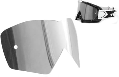 TWO-X Race Spiegelglas Silber Ersatzglas verspiegelt