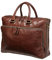 Leonhard Heyden Cambridge Zipped Briefcase 2 Compartments L Red Brown