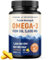 Triple Strength Omega 3 Fish Oil 3600 mg | EPA & DHA | Over 2100mg Omega-3 Fatty Acids | 1300mg EPA + 860mg DHA | Best Essential Fatty Acids | Premium Wild Caught & Burpless Fish Oil | 120 Ct