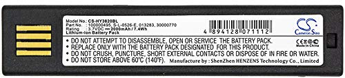 CS-HY3820BL Akku 2000mAh Kompatibel mit [Honeywell] 1202g, 1452G, 1472G, 1902GSR, 1911i, 1952HHD, 1952HHD-5-INT-N, 1981i, 3820, 3820i, 4620, 4820, 4820i, 5620, 6320, 8675i, Granit 1911i, Voyager 1202