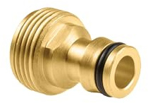 Cellfast Anschluss mit Außengewinde BRASS, Schnellverbindungsstück aus Messing G3/4, 26,5mm, 52-870