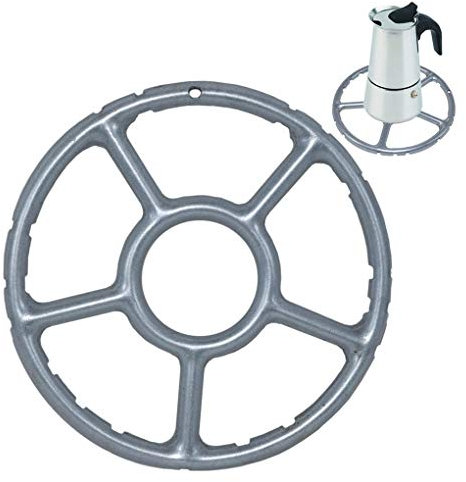 ToSSme Multi-Function Gas Ring Reducer Trivets Stove Top Hob Cooker Heat Simmer Coffee Pots 5-Inch Alloy