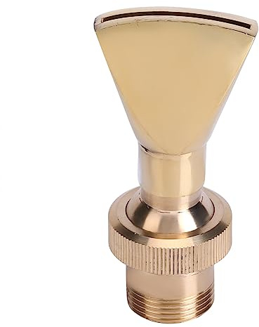 Fountain Nozzle, Brass 1/2 DN15&3/4 Adjustable Jet Water Pool Spray Flat Head