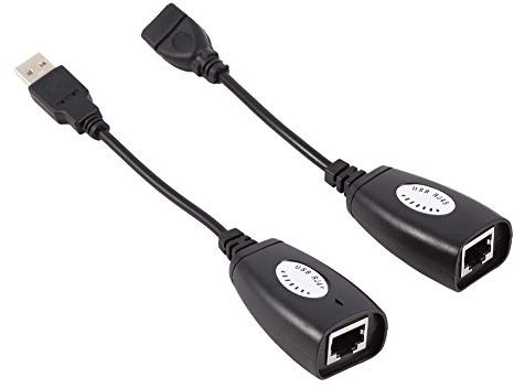 Yosoo Health Gear Cavo di prolunga da USB a RJ45, connettore del cavo di prolunga da USB a Rj45, estensore di rete USB su Rj45 Extender su Cat5 RJ45 Cat6