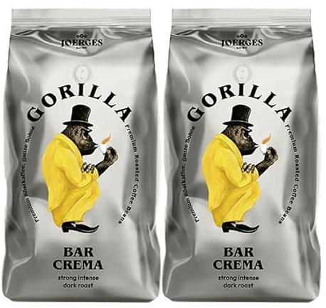 2x Espresso Gorilla 1.000g Bar Crema