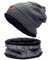 Daysskk Strickmütze Winter Herren Beanie Mütze Warme Damen Herren Mütze Schal Set Warme Herren Herrenmützen Winter Mit Fleecefutter