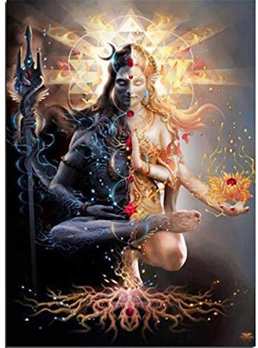 Puzzle 300 Teile,Indische mythologische Charaktere Puzzle für Erwachsene,Impossible Puzzle, farbenfrohes Legespiel,Geschicklichkeitsspiel für die ganze Familie,Erwachsenenpuzzle ab 14 Jahren-23x15 Zo