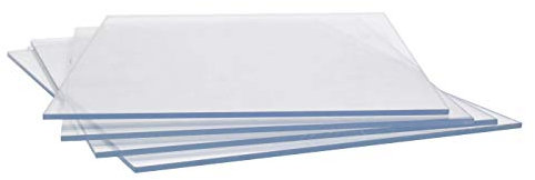 Plaque en Verre Acrylique Transparente - Différentes Tailles - Epaisseur de 2 à 6 mm - Découpe Panneau Claire, Choisissez l'épaisseur: 4 mm, Choisissez Les Dimensions:90x50cm