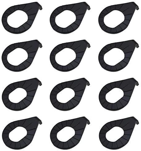 ECSiNG 12Pcs M8 M10 Bike Wheel Hub Hook Washer Gasket Metal Bicycle Hub Retaining Clip Safety Washer Bicycle Safety Security Front Wheel Hub Washer Safety Washers