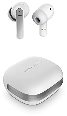 Energy Sistem Earphones True Wireless Travel 6 ANC Moon Auriculares (TWS, ANC, Long Battery Life, Quad Mic Voice Calls) - Blanco