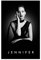 Star Jennifer Lawrence Leinwand-Poster, Wandkunst, Dekoration, Bild, Gemälde für Wohnzimmer, Schlafzimmer, Dekoration, Rahmen-Stil, 60 x 90 cm