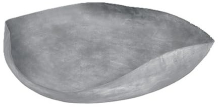 Lambert [DL] Saida Schale Eisen steingrau H 11 cm 49 x 38 cm
