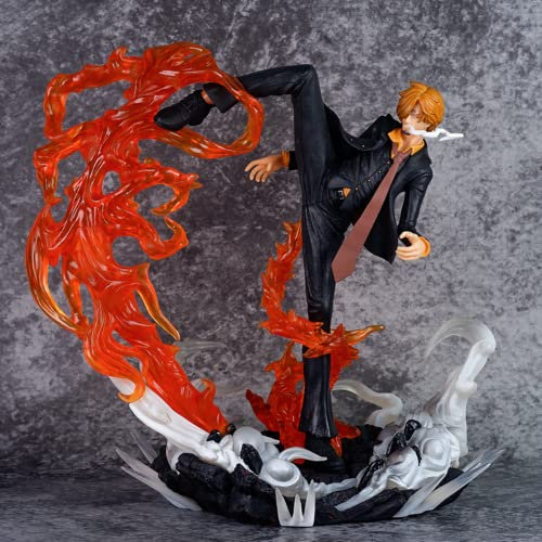 ENFILY König der Diebe, Flammender Wind, Beine, Sanji, stehend, Blackfoot, Sanji, kämpfend, Anime-Actionfigur, Charakter, Sammlerstück, Modell, Statue, Spielzeug, PVC-Figuren, Desktop-Ornamente,