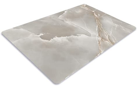 Pagnanno. Chopping Board-Catering Cutting Set-Kitchen Board-Glass Worktop Savers-Sink Chopping Board-Large-Worktop Protectors Heat Resistant-Marble Effect Grey (Design 3, 30 x 20 cm (Pack of 1))