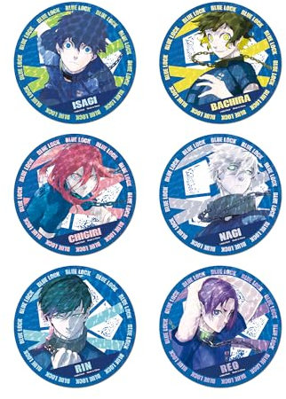 Blue Lock Manga-Gruppenabdeckung, holografischer gestanzter Aufkleber