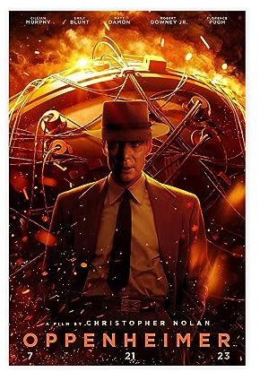 ZOLULA Oppenheimer Filmposter auf Leinwand, Poster, Wandkunst, Dekor, Bild, Gemälde für Wohnzimmer, Schlafzimmer, Dekoration, ungerahmt, 30 x 45 cm