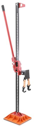 60 3000Kg High Lift Off-Road Ratchet Farm Jack With Hook Straps And Base Plate