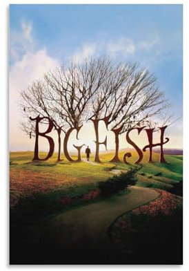 REDCHAMBER 2003 American Fantasy Comedy-Drama Film Big Fish Retro-Poster Gemälde Leinwand Wandkunst Wohnzimmer Poster Gemälde 30 x 45 cm