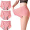 Inkontinenz-Unterwäsche, Waschbare Inkontinenz-Slips für Damen, Damen-Unterhosen, Slips aus Baumwolle, Wiederverwendbar, Zur Blasenkontrolle, Atmungsaktiver Stoff (3er-Pack)