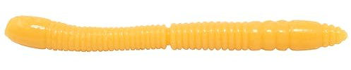 Fishing Tackle Max FTM Lifter Lures Wurmy 6,5cm schwimmende Gummiköder für Forellen Forellenköder Aroma Käse (CHEEESE UV)