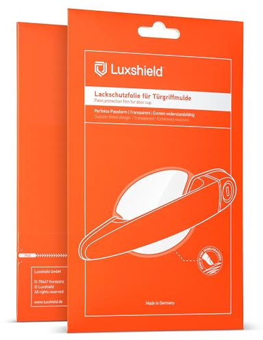 Luxshield Auto Türgriff Schutzfolie Griffmulde für Skoda Superb Combi 4 (IV) NZ5 I 2023-2025 - Kratzschutz, Lackschutzfolie - Transparent glänzend