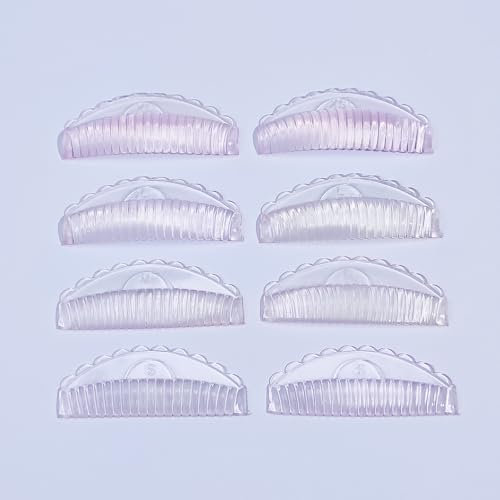 Lomansa Almohadillas para Lifting Pestañas, Herramienta de Lifting Pestañas, Super Pegajosa, Crea el Resultado del Latigazo del Racimo, Conveniente para el Salón (Rosa)