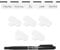 SZ.haitun 40 Pack Cable Labels Tags, White Write On Wire Labels, Cord Tags and Charger Labels Waterproof for Cable Management and Identification Electronics (Oval)