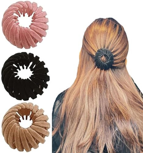 UQMIQURA 3 pinzas para el pelo para mujer, pinzas para el pelo grandes, pinzas para el pelo vintage con nido de pájaro, pinzas antideslizantes, accesorios para el cabello para niñas y mujeres