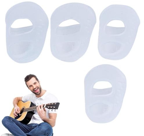 Fingerspitzenschutz aus Silikon - Bequeme Schutzschicht für Handwerk, Nähen, Gitarre | Hitzebeständige Fingerschützer | Fingerschutz für den täglichen Gebrauch