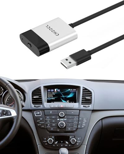 CHOOCL Bluetooth Adapter Auto für Buick Lacrosse und Regal,Chevrolet,Opel | Kabelloses Musikstreaming per USB, aptX-HD Klang, Lenkradsteuerung, Titeldisplay, kompatibel mit ausgewählten Fahrzeugen.